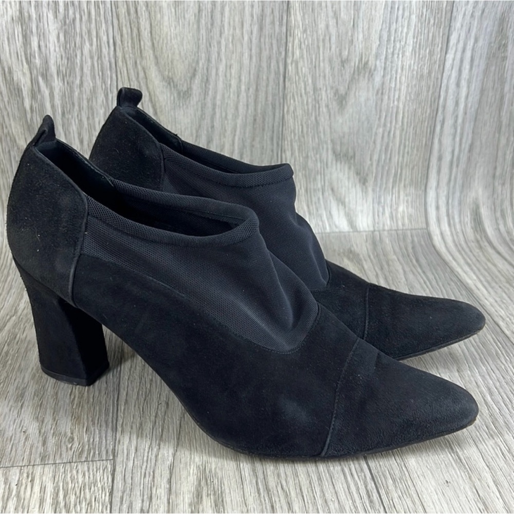 Donald J. Pliner Black Suede Heels